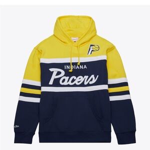 NWT Men’s Indiana Pacers Head Coach Hoodie by Mitchell and Ness